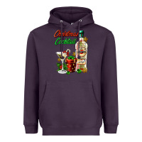 Plum christmas cocktail martini and gift Heavyweight Hoodie - AdoDesignShop