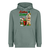 Sage christmas cocktail martini and gift Heavyweight Hoodie - AdoDesignShop