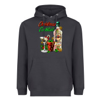 Smoke christmas cocktail martini and gift Heavyweight Hoodie - AdoDesignShop