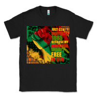 Black juneteenth 1865 because my ancestors werent free in 1776 tumbler Classic Tee - CowGirlArtShop