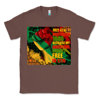 Chestnut juneteenth 1865 because my ancestors werent free in 1776 tumbler Classic Tee - CowGirlArtShop