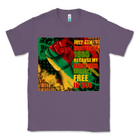 Lavender juneteenth 1865 because my ancestors werent free in 1776 tumbler Classic Tee - CowGirlArtShop