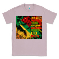 Lilac juneteenth 1865 because my ancestors werent free in 1776 tumbler Classic Tee - CowGirlArtShop