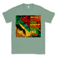 Sage juneteenth 1865 because my ancestors werent free in 1776 tumbler Classic Tee - CowGirlArtShop