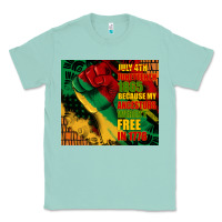 Seafoam juneteenth 1865 because my ancestors werent free in 1776 tumbler Classic Tee - CowGirlArtShop