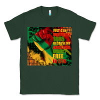 Sports Green juneteenth 1865 because my ancestors werent free in 1776 tumbler Classic Tee - CowGirlArtShop