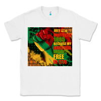 White juneteenth 1865 because my ancestors werent free in 1776 tumbler Classic Tee - CowGirlArtShop