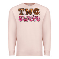 Pale Pink two sweet donut Premium Sweatshirt - AdoDesignShop
