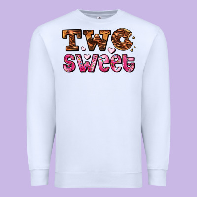 Two Sweet Donut Premium Sweatshirt Designed By Adodesignshop