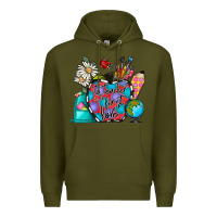 Army Green to teacher is to first love Premium Hoodie - CowhideDigitalArt