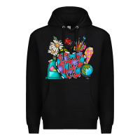 Black to teacher is to first love Premium Hoodie - CowhideDigitalArt