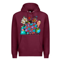 Burgundy to teacher is to first love Premium Hoodie - CowhideDigitalArt