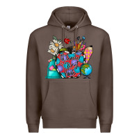 Coffee to teacher is to first love Premium Hoodie - CowhideDigitalArt