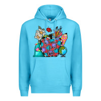Ocean Blue to teacher is to first love Premium Hoodie - CowhideDigitalArt