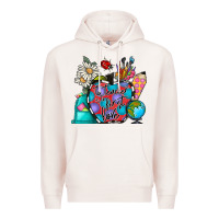 Pale Pink to teacher is to first love Premium Hoodie - CowhideDigitalArt