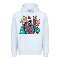 White to teacher is to first love Premium Hoodie - CowhideDigitalArt