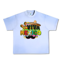 Grape Ice Viva Mexico Urban Heavy Tee - FaDigitalArtStudio