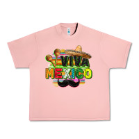 Salmon Viva Mexico Urban Heavy Tee - FaDigitalArtStudio