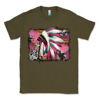 Army Green indian headdress valentine's day Classic Tee - Jasminsmagicworld