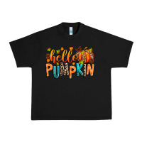 Black Hello pumpkin Urban Heavy Tee - RanaPortraitStore
