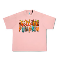 Salmon Hello pumpkin Urban Heavy Tee - RanaPortraitStore