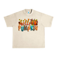 Sandshell Hello pumpkin Urban Heavy Tee - RanaPortraitStore