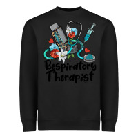 Black respiratory therapist Heavyweight Sweatshirt - BarkalooDesign