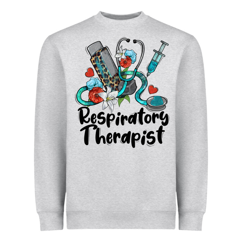 Respiratory Therapist Heavyweight Sweatshirt by BarkalooDesign | Teevron