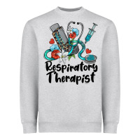 Heather Grey respiratory therapist Heavyweight Sweatshirt - BarkalooDesign