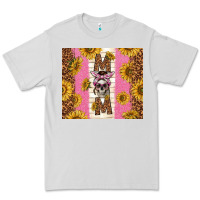 Dove Grey skull mom sunflowers Premium Tee - TumblerDesignByShophia