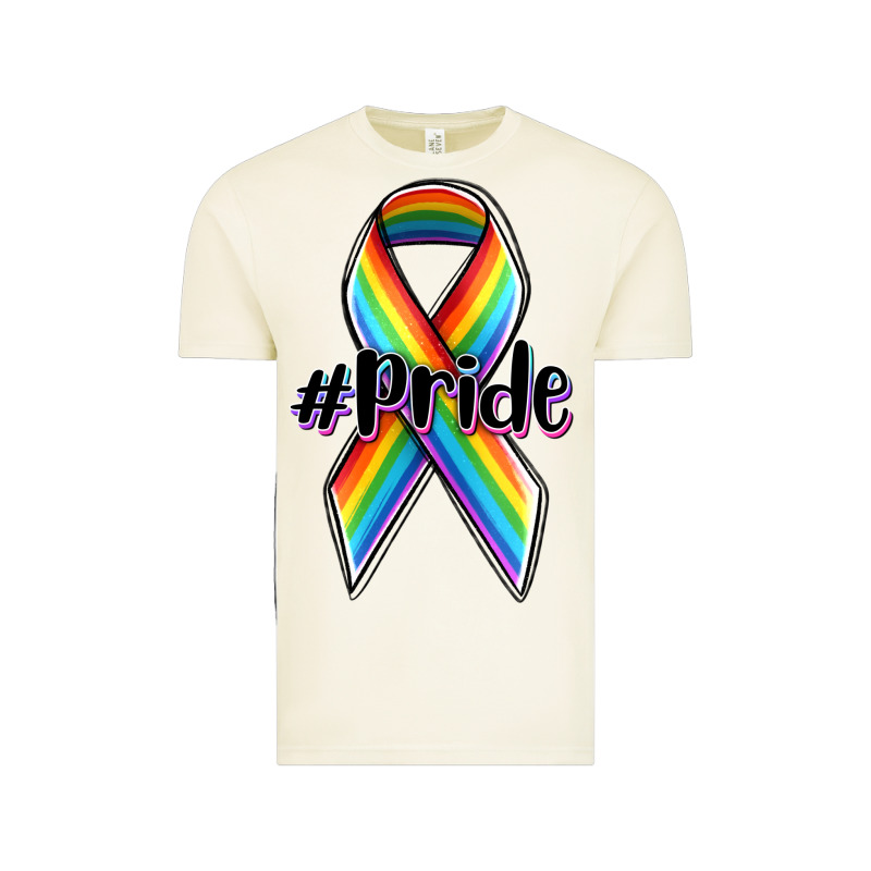 Pride Lgbtq Awareness Ribbon Vintage Tee by OliviaCreatesArt | Teevron