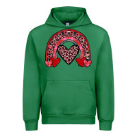 Emerald valentines heart rainbow Urban Hoodie - JahusDesignShop