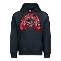 Navy valentines heart rainbow Urban Hoodie - JahusDesignShop