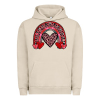 Pigment French Oak valentines heart rainbow Urban Hoodie - JahusDesignShop