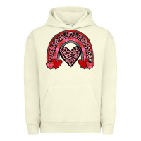 Pigment Pistachio valentines heart rainbow Urban Hoodie - JahusDesignShop