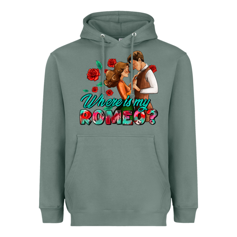 Where Is My Romeo Heavyweight Hoodie by AdoDesignShop | Teevron