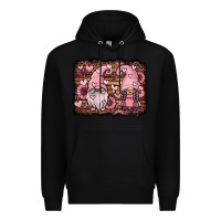 Black valentines day gnomes couple Premium Hoodie - Jasminsmagicworld