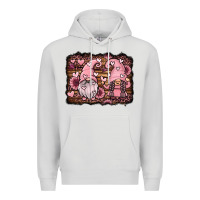 Dove Grey valentines day gnomes couple Premium Hoodie - Jasminsmagicworld