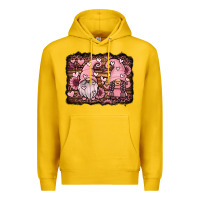 Lemon valentines day gnomes couple Premium Hoodie - Jasminsmagicworld