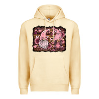 Pina Colada valentines day gnomes couple Premium Hoodie - Jasminsmagicworld