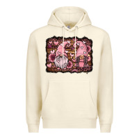 Sandshell valentines day gnomes couple Premium Hoodie - Jasminsmagicworld
