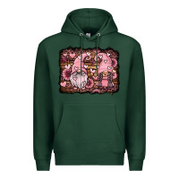 Sports Green valentines day gnomes couple Premium Hoodie - Jasminsmagicworld