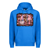 True Royal valentines day gnomes couple Premium Hoodie - Jasminsmagicworld