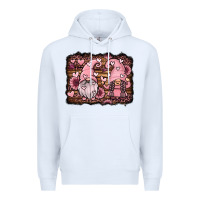 White valentines day gnomes couple Premium Hoodie - Jasminsmagicworld
