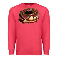 Cardinal chocolate donut with candies Premium Sweatshirt - AdoDesignShop