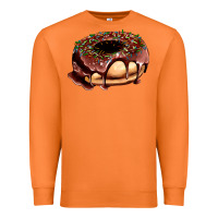 Carrot chocolate donut with candies Premium Sweatshirt - AdoDesignShop