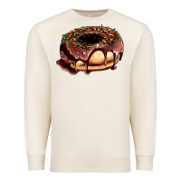 Sandshell chocolate donut with candies Premium Sweatshirt - AdoDesignShop