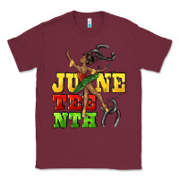 Burgundy juneteenth Classic Tee - CowGirlArtShop