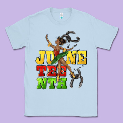 Juneteenth Classic Tee Designed By Cowgirlartshop