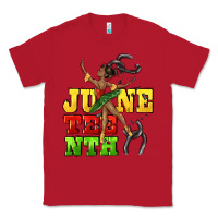 Red juneteenth Classic Tee - CowGirlArtShop